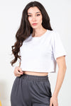 Dames Kort T - Shirt — Wit