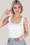 Cropped Blouse — Off - White