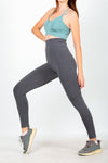 Legging Met Hoge Taille — Antraciet