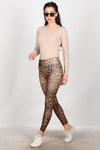 Legging Met Luipaardprint – Bruin