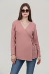 Mousseline Wikkel Kimono - Tuniek — Roze