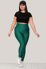 Legging In Grote Maten, Smaragdgroen