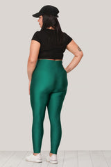Legging In Grote Maten, Smaragdgroen