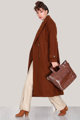 Brown Wool Coat