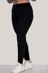 Plus - Size Legging — Zwart