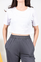 Dames Kort T - Shirt — Wit