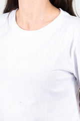 Dames Kort T - Shirt — Wit