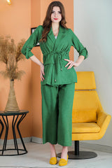 Flammé Tweedelig Set — Groen