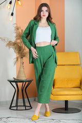 Flammé Tweedelig Set — Groen
