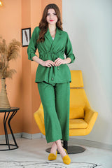 Flammé Tweedelig Set — Groen