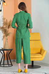 Flammé Tweedelig Set — Groen