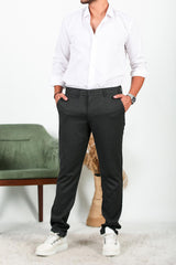 Heren Stofbroek - Antraciet