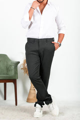 Heren Stofbroek - Antraciet