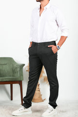 Heren Stofbroek - Antraciet