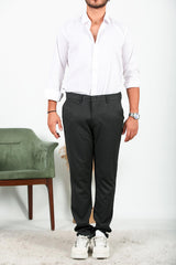 Heren Stofbroek - Antraciet