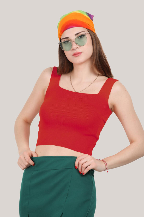 Korte Blouse - Rood