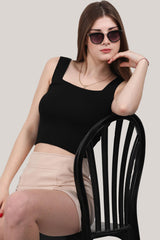 Korte Blouse - Zwart