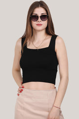 Korte Blouse - Zwart