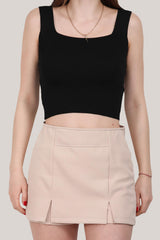 Korte Blouse - Zwart