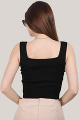 Korte Blouse - Zwart
