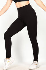 Hochbund - Leggings - Schwarz