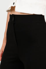 Palazzo‑Broek Van Crêpe – Zwart