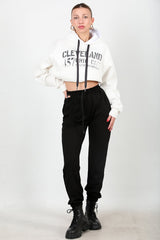 Zwarte Jogger Met Elastische Boorden