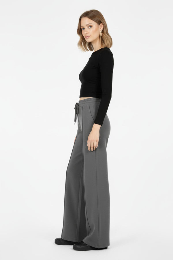 Çimalı Gebreide Broek — Grijs