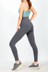 Legging Met Hoge Taille — Antraciet