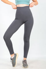 Legging Met Hoge Taille — Antraciet