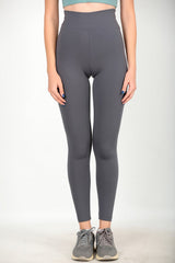 Legging Met Hoge Taille — Antraciet