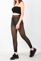 Thermo Legging Met Fleecevoering — Bruin