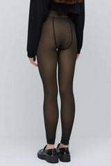 Thermo Legging Met Fleecevoering — Bruin
