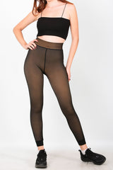 Thermo Legging Met Fleecevoering — Bruin