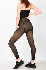 Thermo Legging Met Fleecevoering — Bruin