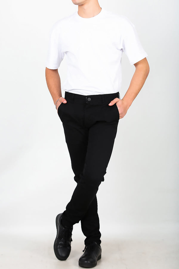 Heren Stofbroek – Zwart