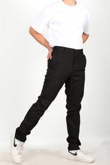 Heren Stoffen Broek – Zwart