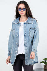 Denimjack Met Lasercut En Steendetails