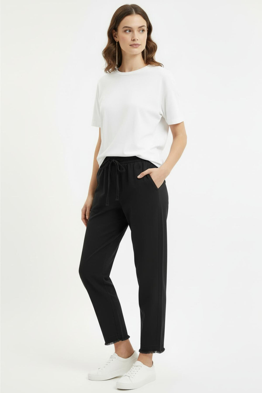 Broek Met Franjes, Zwart
