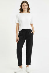 Broek Met Franjes, Zwart
