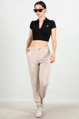 Çimalı Sweatbroek Met Boorden Stone