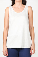 T - Shirt Met Brede Bandjes – Grijs