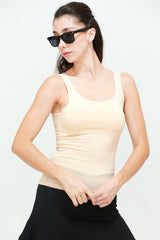 Body Met Brede Bandjes - Beige