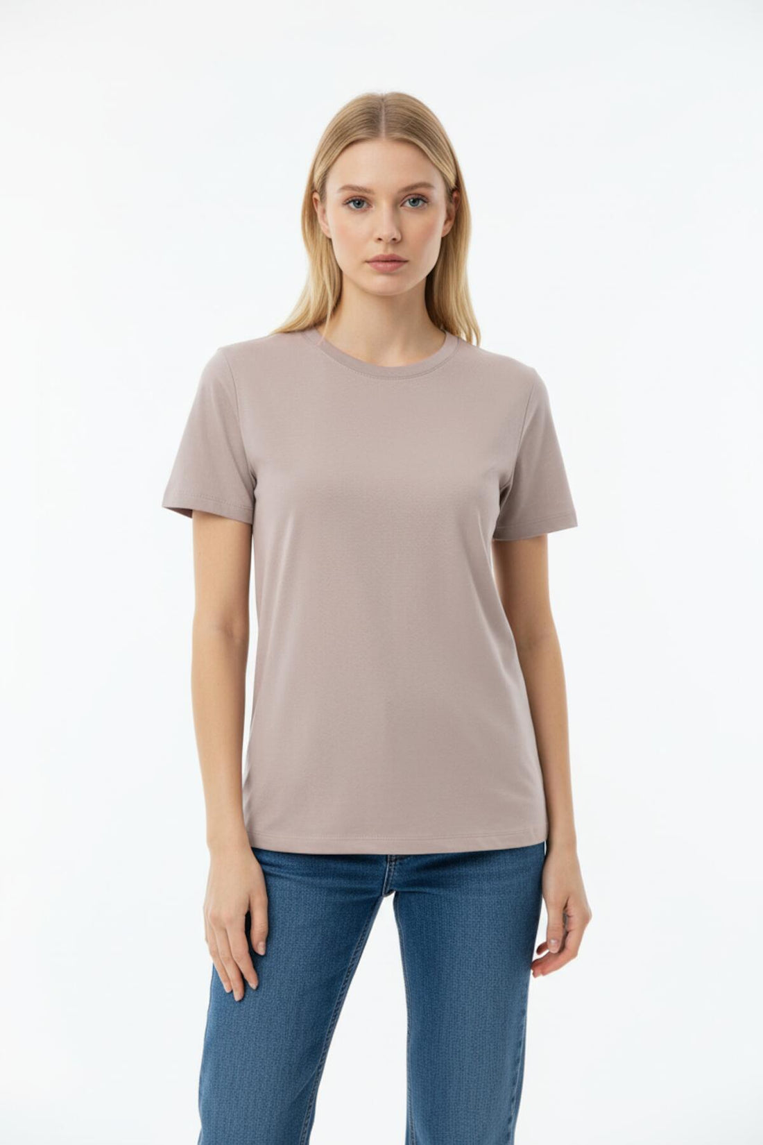 Kadın Bisiklet Yaka Tshirt 