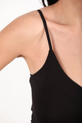 Top Met V - Hals — Zwart