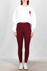 Bordeaux High - Waist Legging