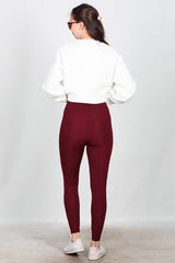 Bordeaux High - Waist Legging