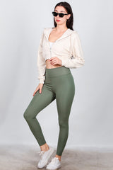 Legging Met Hoge Taille – Khaki