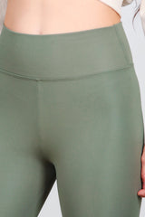 Legging Met Hoge Taille – Khaki