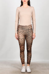 Legging Met Luipaardprint – Bruin